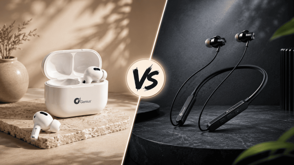 Wireless Earbuds vs Neckbands